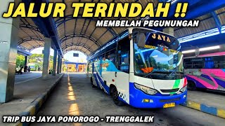 A Stunning Mountain Route | A Trip by Jaya Kuning Bus from Ponorogo to Trenggalek