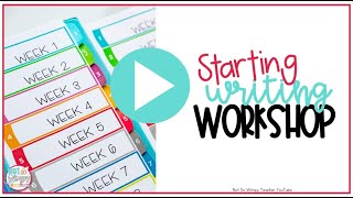 The First Week of Writing