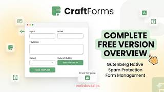 CraftForms Free — Complete Overview | Forms, Emails & Submissions in WordPress