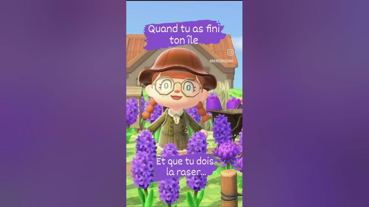 Quand tu as fini ton île et que tu dois la raser 😪 YouTube