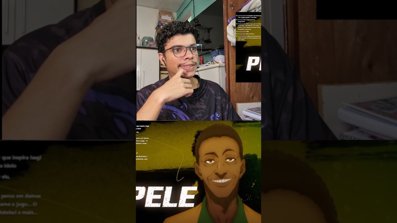 Olha o PELÉ!! #bluelock #anime #react
