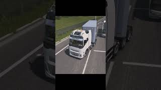 Oops! Wrong Lane at Toll 🚧 Reverse Time 🚛#shorts #ETS2Shorts #ETS2 #gaming #games
