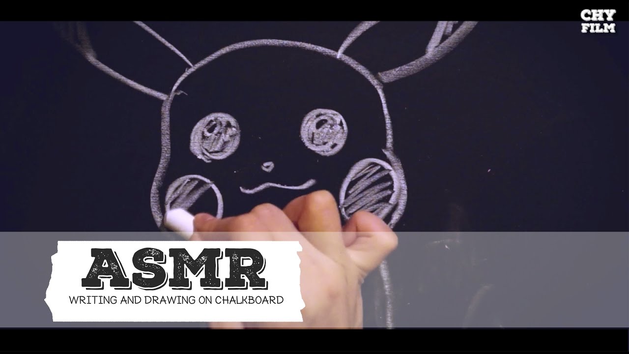 [ASMR]편안하게 잠이 솔솔 칠판&분필소리 / Ear-to-Ear Chalk & Chalkboard(writing and drawing)/No talking