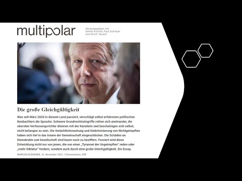 Für die Geschichtsbücher: Die große Gleichgültigkeit -  Essay von Marcus Klöckner  (vorgelesen)