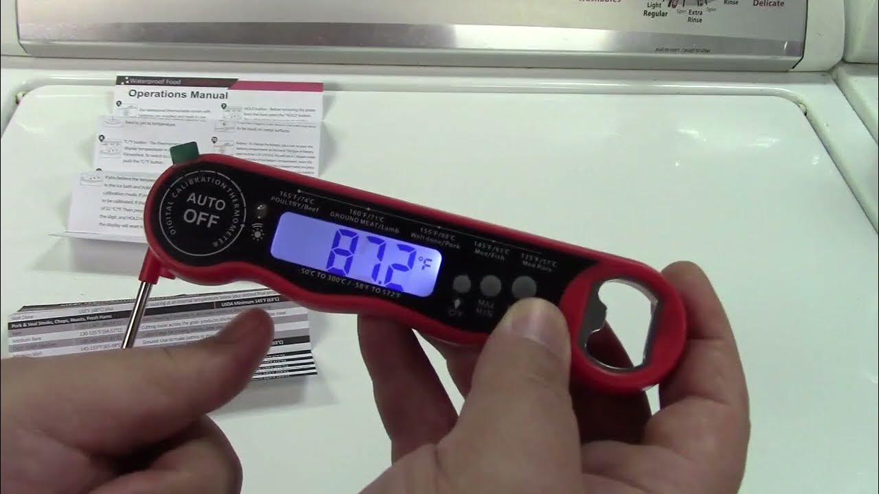 Raycial Instant-Read Kitchen Meat Thermometer Review 
