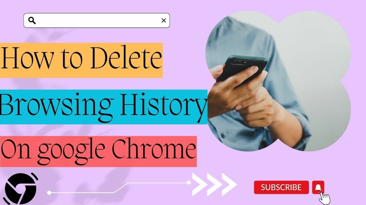How to Delete The Browsing History of The Google Chrome Browser - YouTube