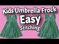 Simple Kids Umbrella Frock Stitching 7 to 8 Year Girl Baby / Kids Frock Stitching in Tamil  