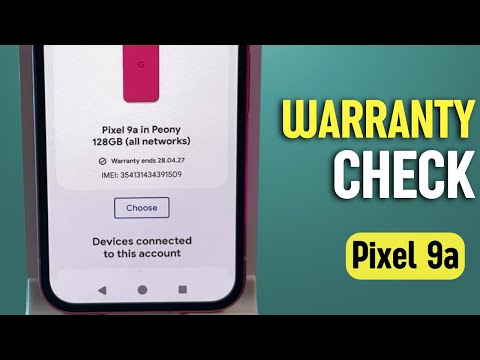 How to Check Warranty on Google Pixel 9a