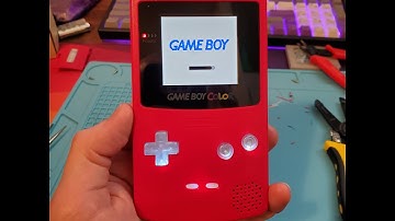 Gameboy Color button lights mod overview