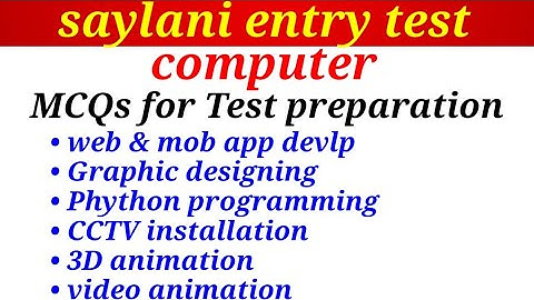 computer MCQs | saylani entry test preparation web devl. graphic des. python & all comp MCQs