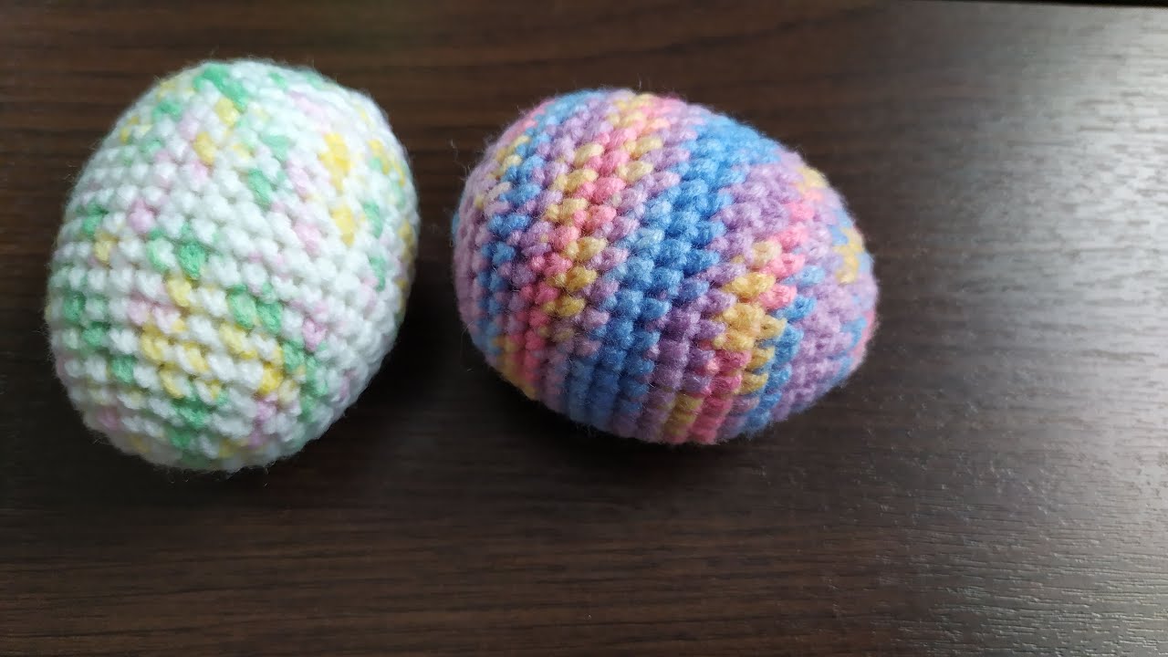 How to crochet Easter egg YouTube