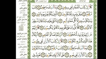 سورة المطففين بصوت القارئ محمد صلاح نافع(صوت رائع).mp4