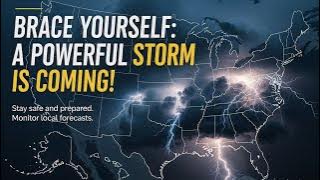 Brace Yourself: A Powerful Storm Is Coming!#SevereWeatherUSA #StormAlert #USWeatherForecast