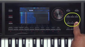 Roland FA-06/08 - How to select Tones