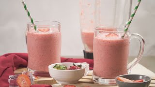 How To Make Luscious Strawberry Smoothie Non-Dairy Recipes