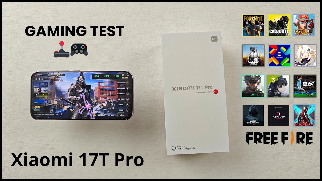 Xiaomi 17T Pro Gaming Test / Drain Battery Test