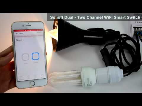 Sonoff Dual Two Gang WiFi Smart Switch Installation Guide ...