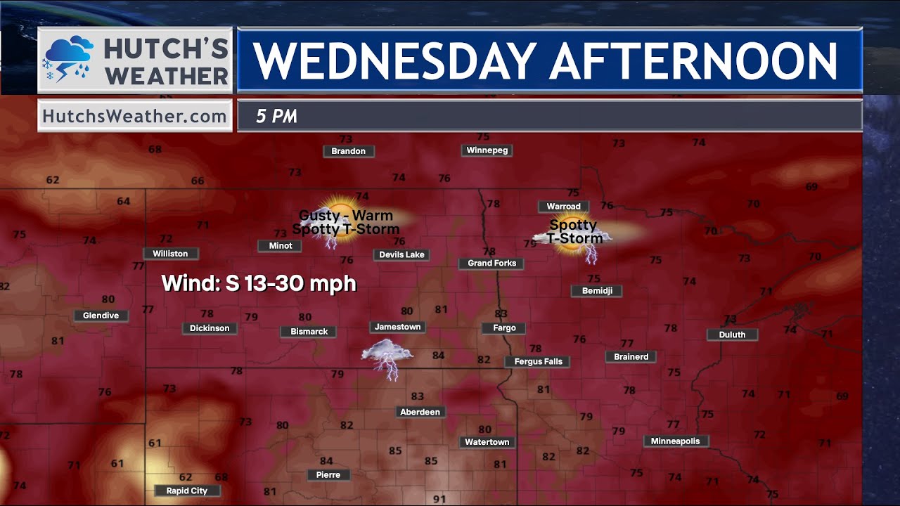 Thunder in Montana Heads Our Way - Some Hail and Wind Possible - YouTube