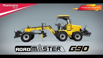 Mahindra RoadMaster G90 | Motor Grader - Mahindra Construction Equipment
