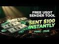 Discovered a free USDT tool for Binance in 2026 — sent $100 instantly