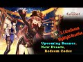 Genshin Impact 3.4 Update Livestream Recap | Redeem Codes, Upcoming Banners &amp; New Events Reactions