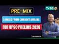 UPSC Prelims 2026 Economy PRE-MIX | 5 Static + Current Affairs MCQs Daily to Test Your Concepts