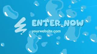 Liquid Sea Bubbles Logo for After Effects Template