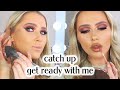 CATCH UP GRWM - LIFE UPDATES, RELATIONSHIPS, 2022 GOALS + MORE | shivonmakeupbiz