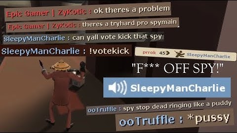 Trolling ANGRY kids on a x100 server as SPY | TF2