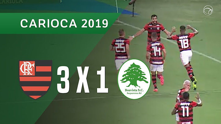 FLAMENGO 3 X 1 BOAVISTA - GOLS - 29/01 - CAMPEONATO CARIOCA 2019