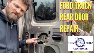 How to repair the rear doors on a F150, F250, F350. Upper and lower cables. Thez Nutz Garage Ep#91