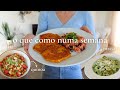 O que como numa semana  muitas receitas saudveis e outras nem tanto