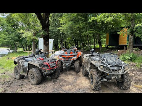 ეს ნამდვილად სიგიჟე იყო !!! დაბრკოლებებით სავსე კვადროციკლის ტური, ჭილის ტბაზე .