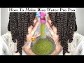 How To Make Rice Water Pre Poo To Enhance Hair Growth | Healthy Hair & Scalp