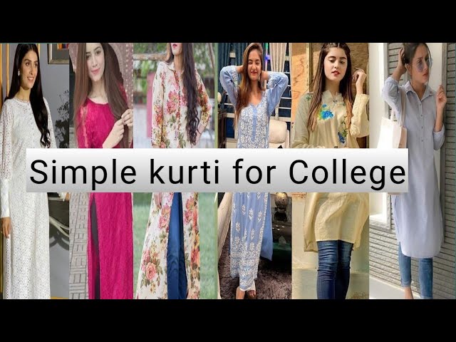Aggregate 141+ simple kurti for college