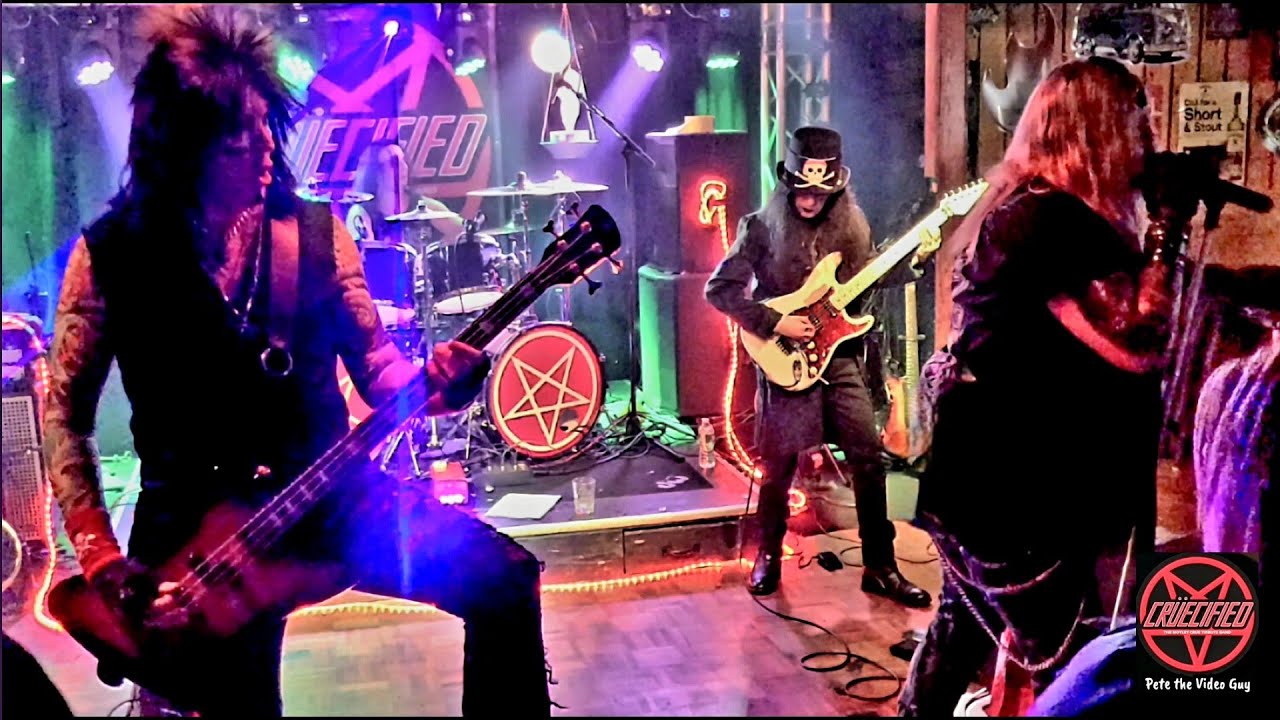 Crüecified(Motley Crue tribute)~Saints of Los Angeles  12/16/23 Bristol,CT@Bleachers Bar 4k video