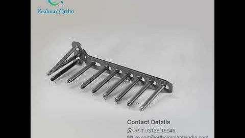 LCP T Buttress Plate Trauma Orthopedic Implants- Zealmax Ortho