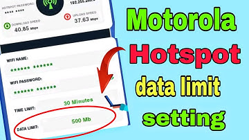 Motorola hotspot data limit setting / hotspot data limit how to do, motorola hotspot setting