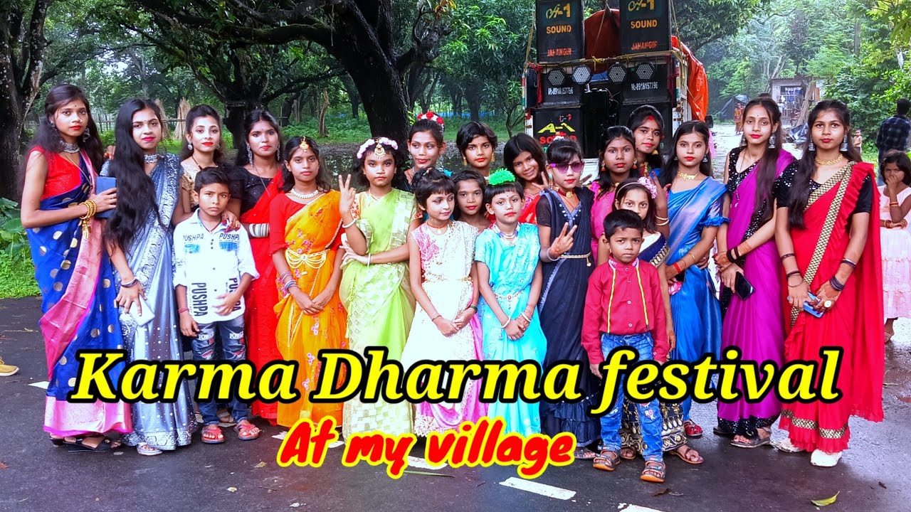 Karma Dharma festival 🥰At my village karmadharma villagfastival 