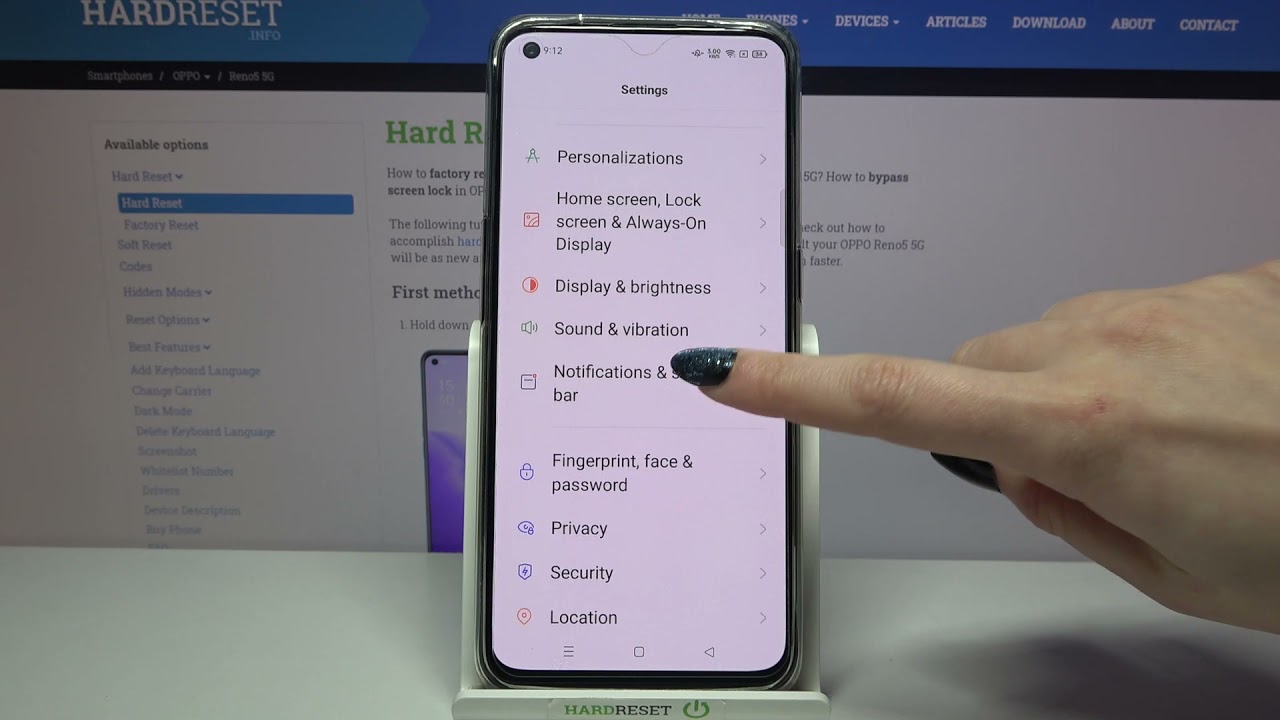 How to Manage Notifications on OPPO Reno5 – Notification Adjustment
