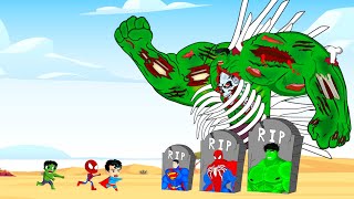 Evolution of HULK ZOMBIE Vs Team Baby HULK, SPIDERMAN, SUPERMAN : Who Is The King Of Super Heroes?