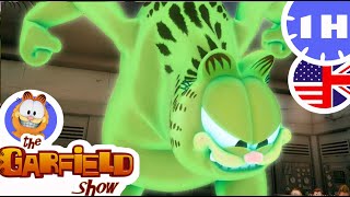 Garfield attacked by his evil hologram !  FUNNY COMPILATION HD