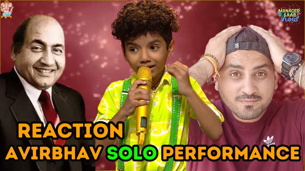 Rafi R G Avirbhav Solo Performance Rafi G Special Super Star Singer 3 | Reaction ...