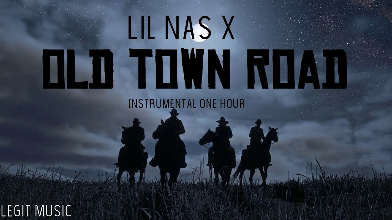 Lil Nas X Old Town Road Instrumental 1 Hour Youtube - old town road roblox song beat