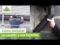 Cómo instalar un canalón y sus bajantes - LEROY MERLIN