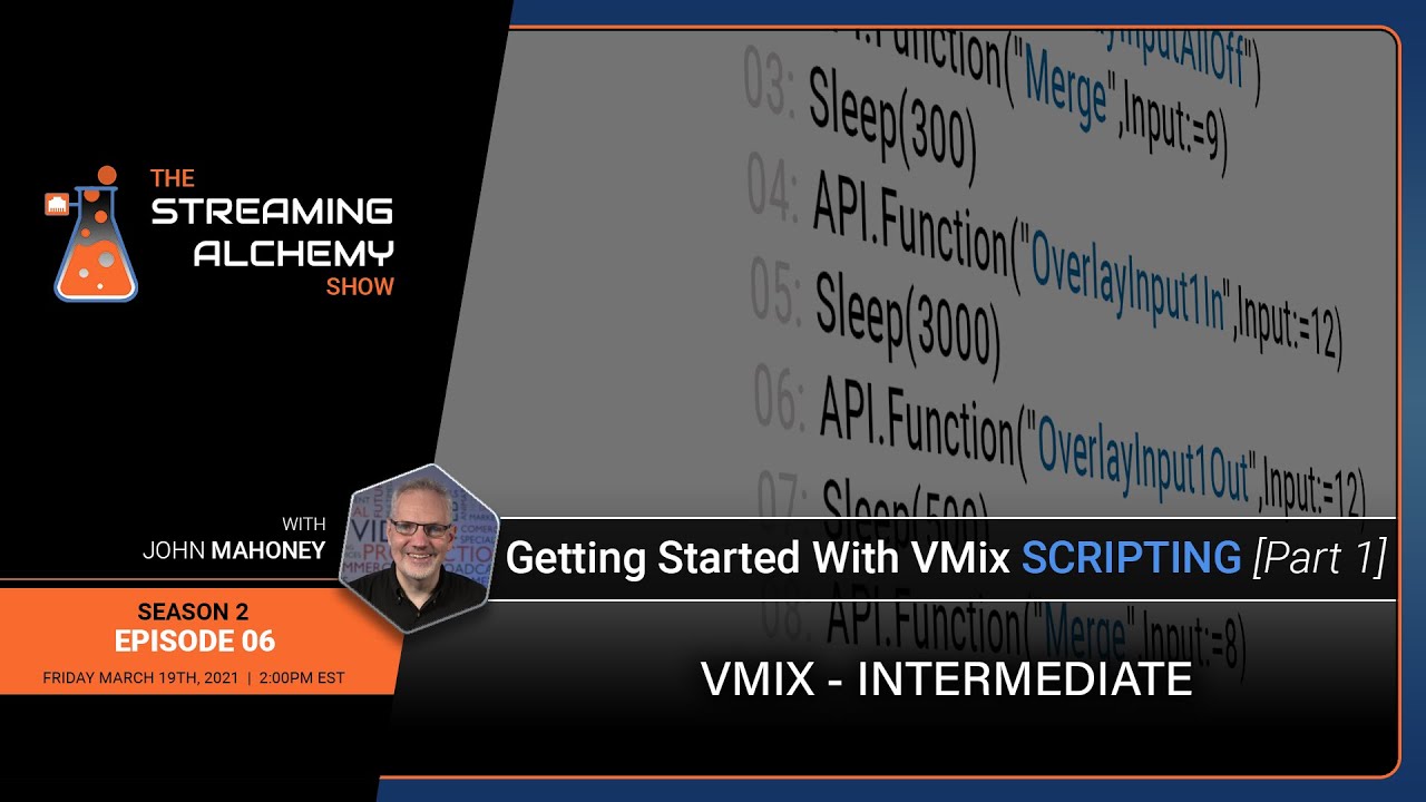 vMix Scripting – Part 1 - YouTube