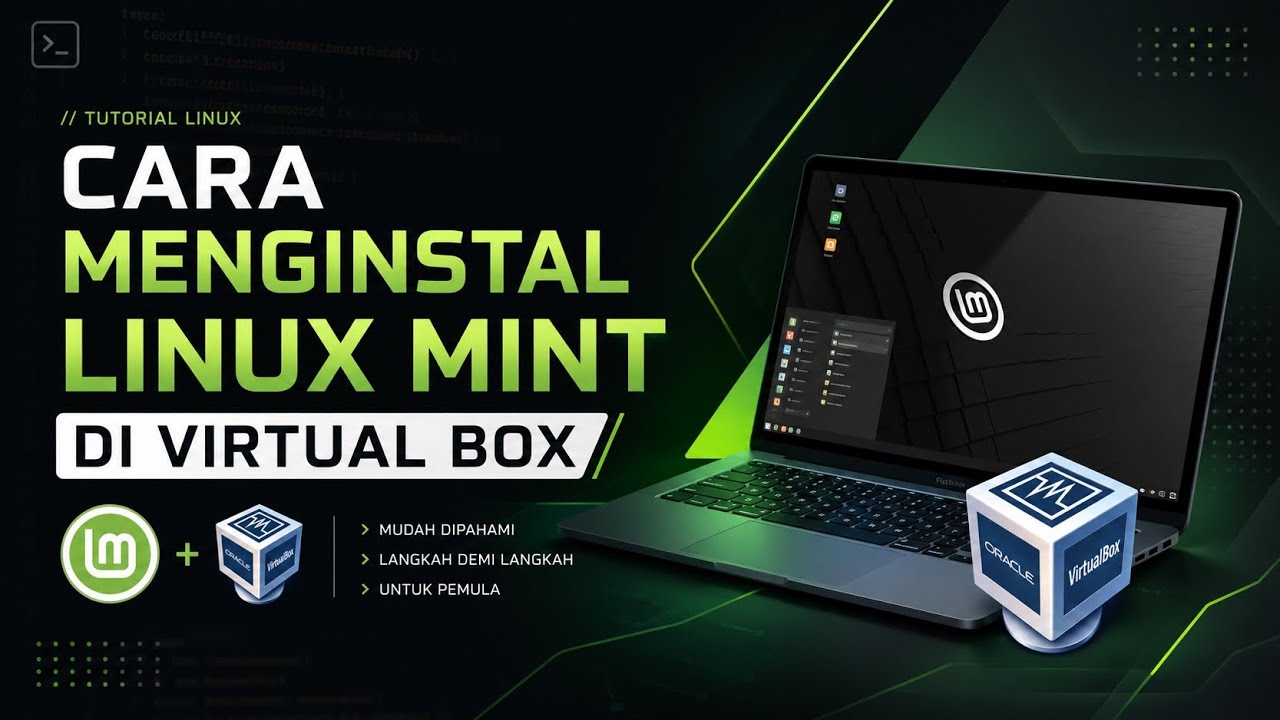 Cara menginstall linux mint di virtual box - YouTube
