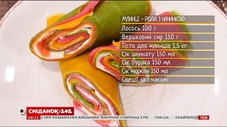 Млинці-роли з начинкою - рецепти Сенічкіна Млинці-роли з начинкою - рецепти Сенічкіна