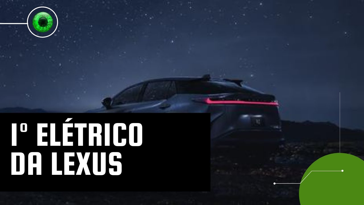 Lexus RZ 450e: teaser mostra o 1º carro elétrico da marca de luxo