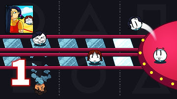 Squid But Its Ball - Gameplay Walkthrough Part 1 Red Green Light Honey Comb Tug Of War (Android,iOS)